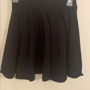 Black skater skirt